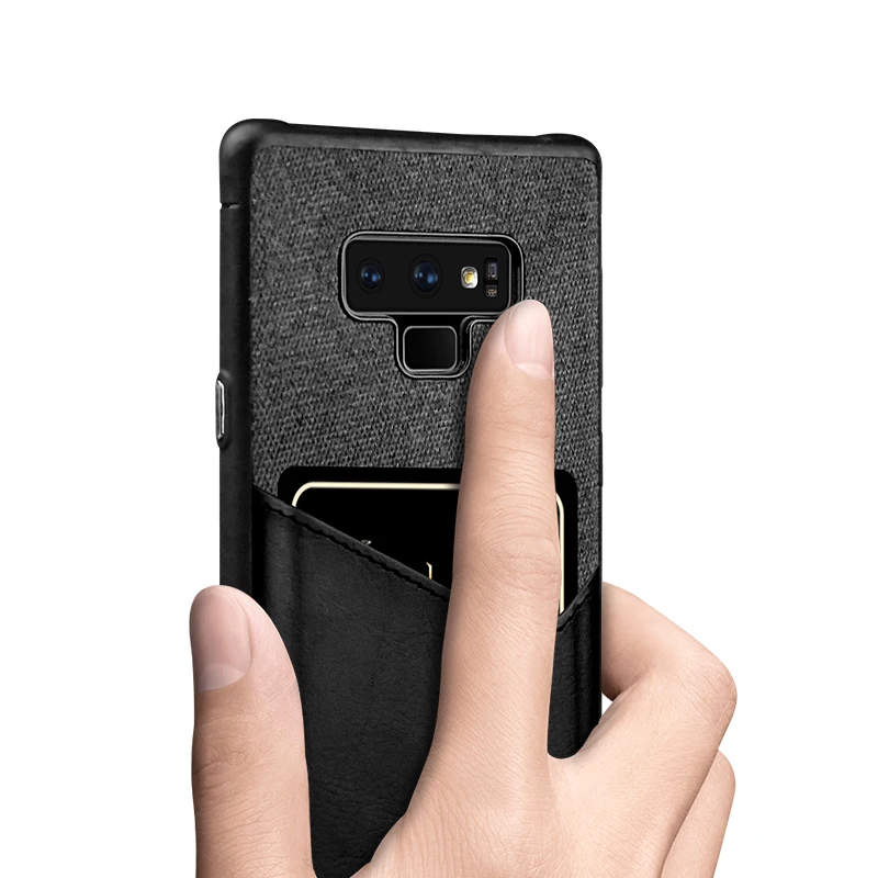 Чехол для телефона samsung Galaxy Note9 8 Plus Высококачественная кожа с мягкой тканью