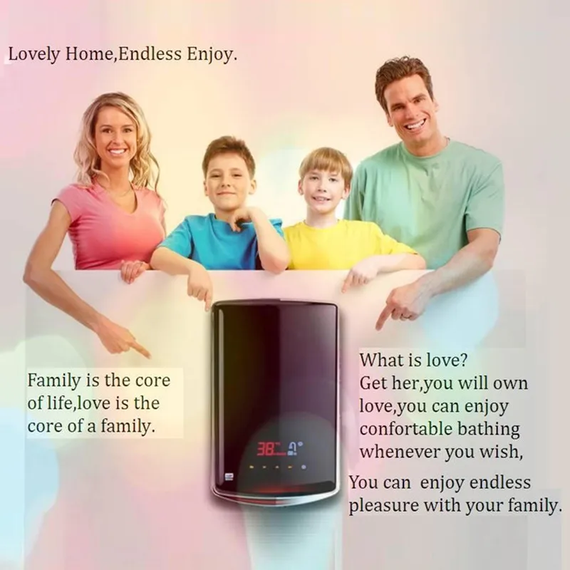 2PCS 7500W Electric Tankless Instantaneous Hot Water Heater Boiler for Bathroom Shower and Kitchen sink instant heating tap | Бытовая