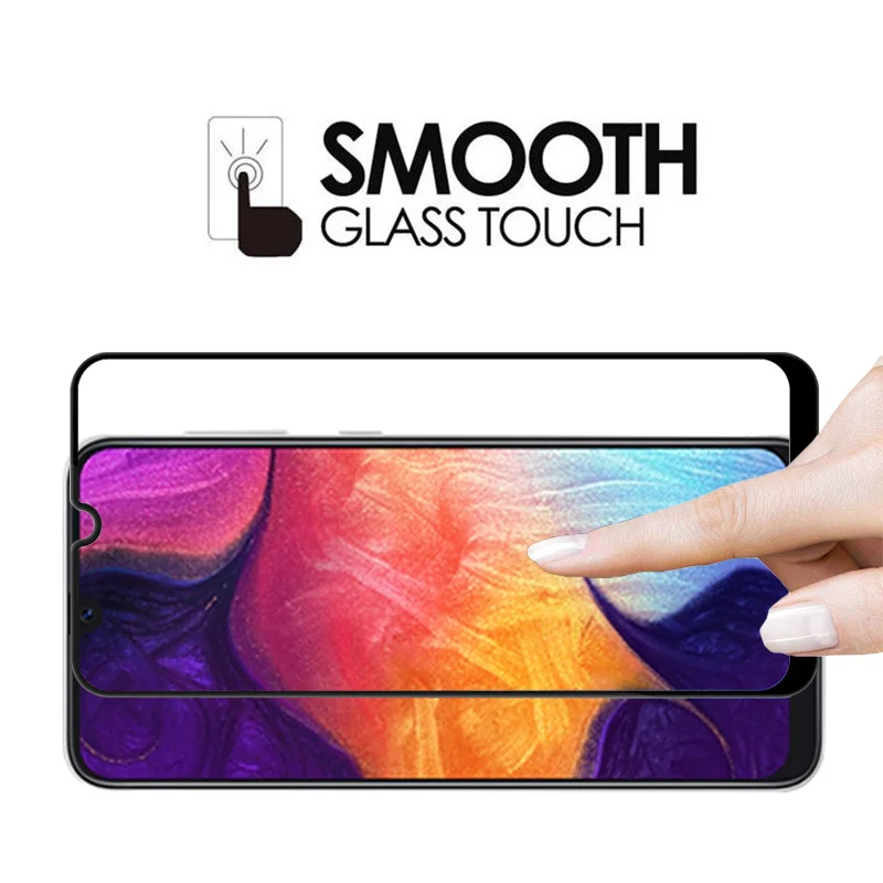 Чехол из закаленного стекла для samsung a10 a20 e a20e a30 a40 s a40s a50 a60 a70 a80 a90 защитный чехол