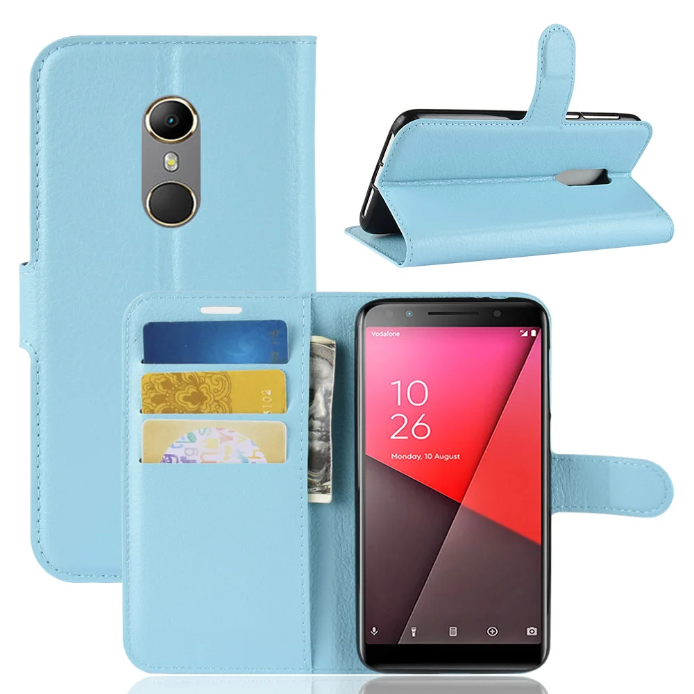 Чехол для телефона Vodafone Smart N9 Lite откидная задняя крышка из искусственной кожи N9lite