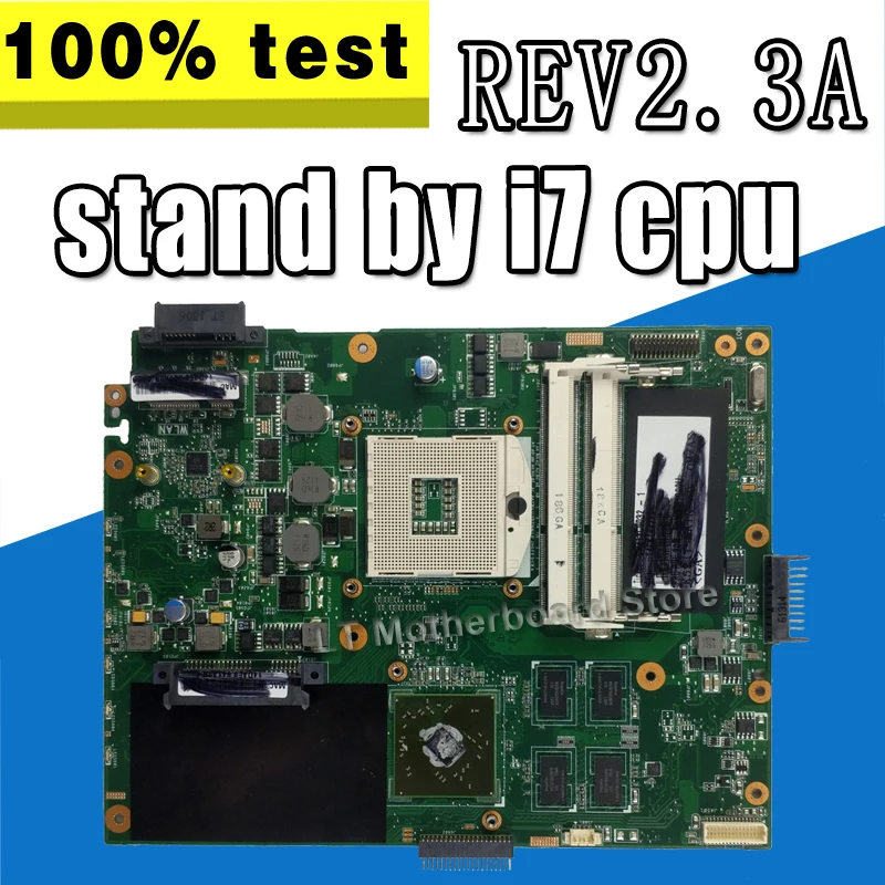 Материнская плата K52JT K52JU для For Asus K52J A52J K52JR K52 K52JE X52J материнская ноутбука REV2.3A HD6370