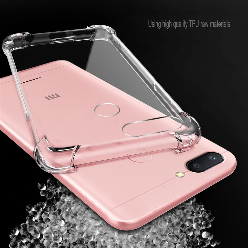 JCDA чехол Xiaomi mi 8 Lite красный Note 6 Pro S2 Y2 противоударный ТПУ Мягкие силиконовые