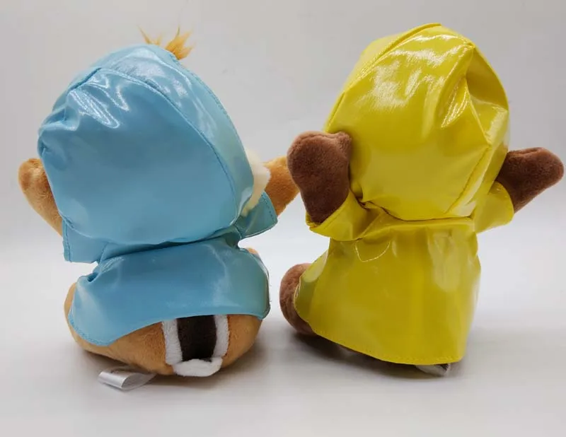 Chipmunk Chip 'n Dale дождливый плащ день Плюшевый набор маленький 7"