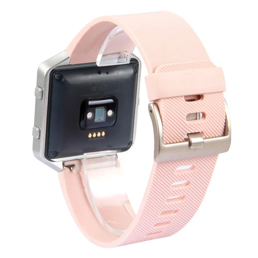 Fitbit Blaze кремния замена ремешок для fitbit Смарт-фитнес часы + металл Рамки | Наручные