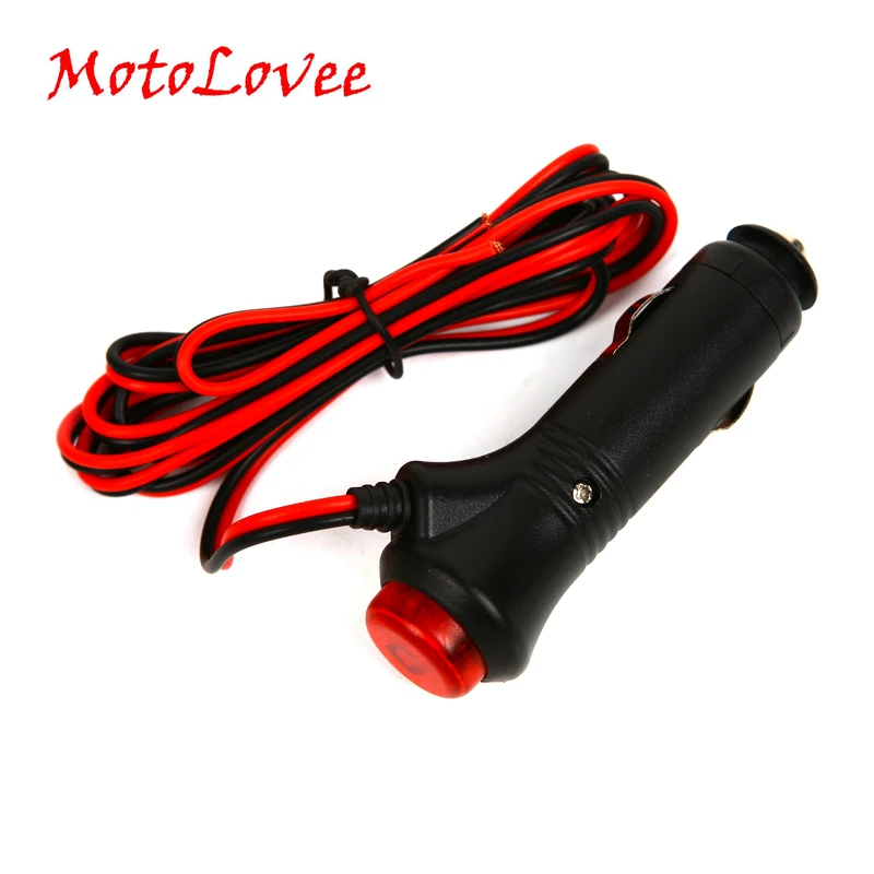 Новый разъем для мотоциклетного прикуривателя MotoLovee переключатель ВКЛ./ВЫКЛ. 1 5 м