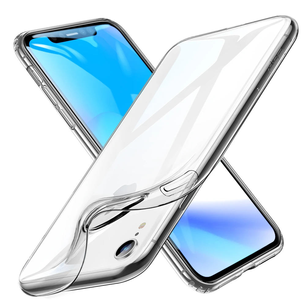 ESR чехол для iPhone XS XR XS Max прозрачная крышка бампера чехлов из термопластичного полиуретана(TPU чехол ультра тонкий светильник Вес крышка чехол для iPhone
