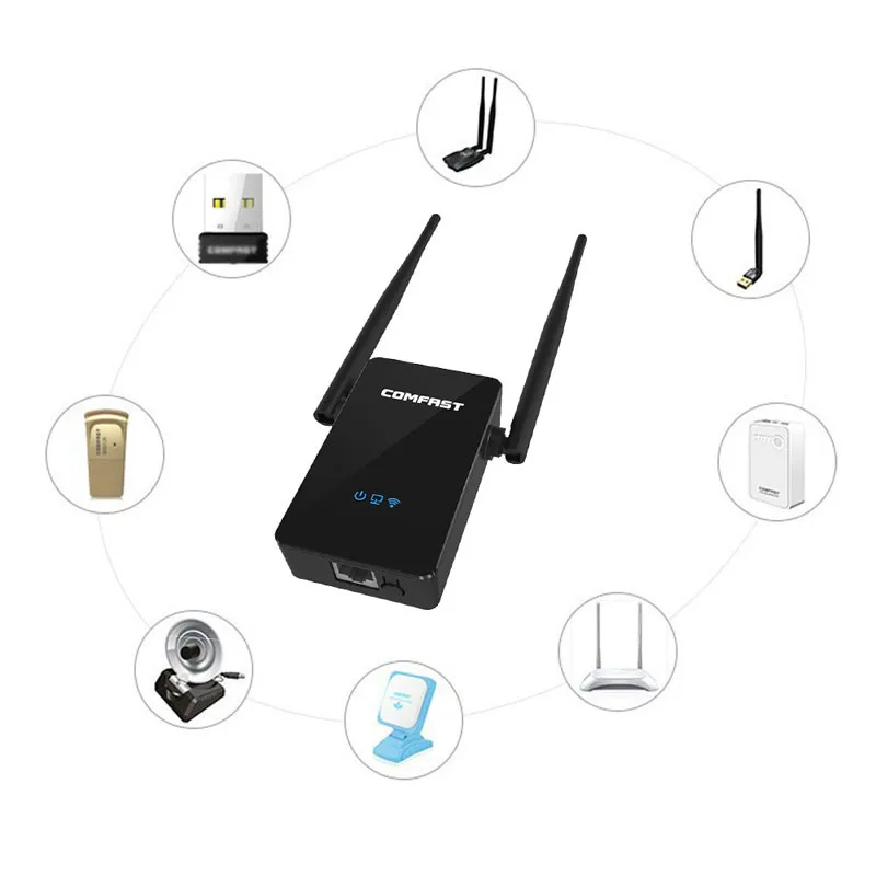 Wifi маршрутизатор 300 Мбит/с беспроводной N ретранслятор сетевой AP WiFi расширитель