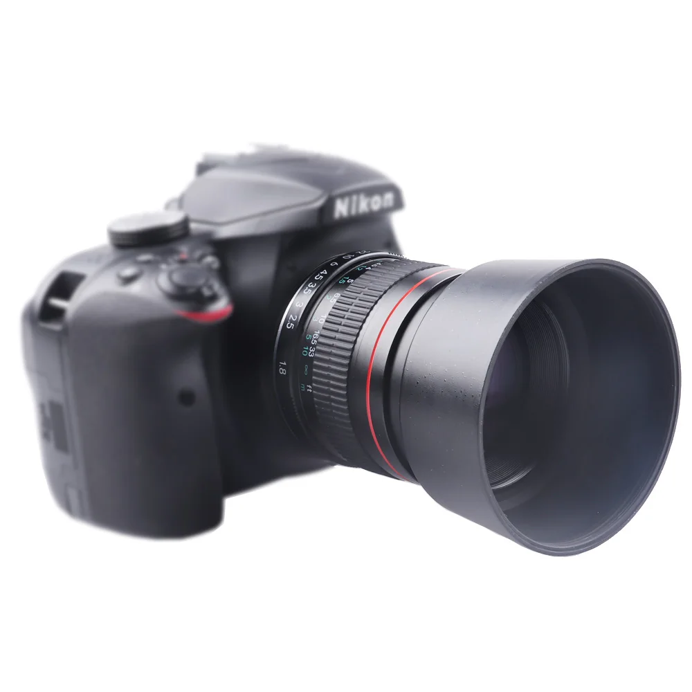 

Объектив для портретной камеры Lightdow 85 мм F1.8 с ручной фокусировкой для Canon Nikon DSLR Sony E Mount s