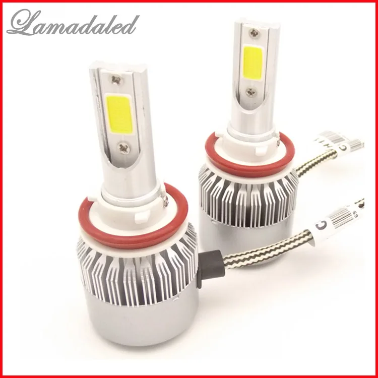 Светодиодный фонарь H11 2 шт. 36 Вт 3800 лм H8 все в одном 6000 К|h11 led headlight|led headlight bulbheadlight