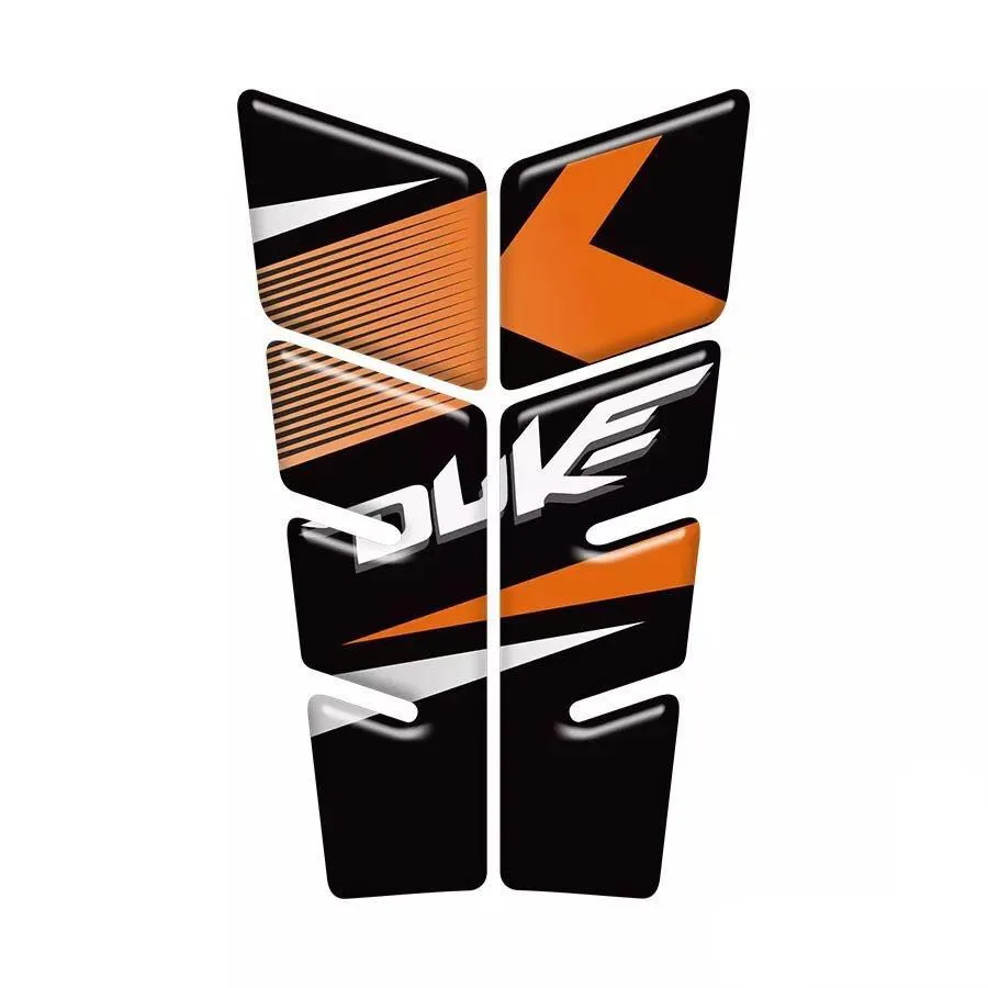 3D Рыба наклейка "кость" наклейка эмблема защитный Танк Pad Cas Крышка для KTM Duke 125 200 390 690 990 1290 - Цвет: Многоцветный