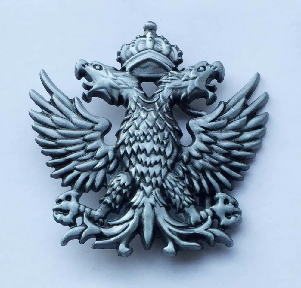 Российская индейка эмблема Ретро Металлическая корона двойной Орлан ременная