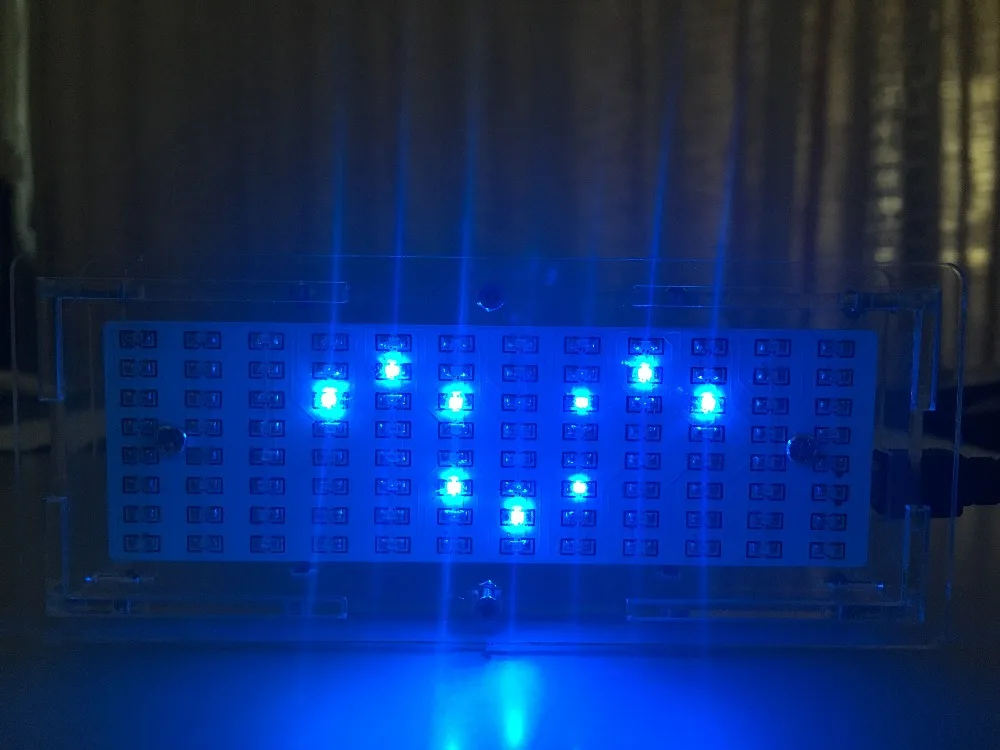 Aiyima singlechip LED Музыка анализатор спектра индикатор уровня аудио MP3 ПК усилитель