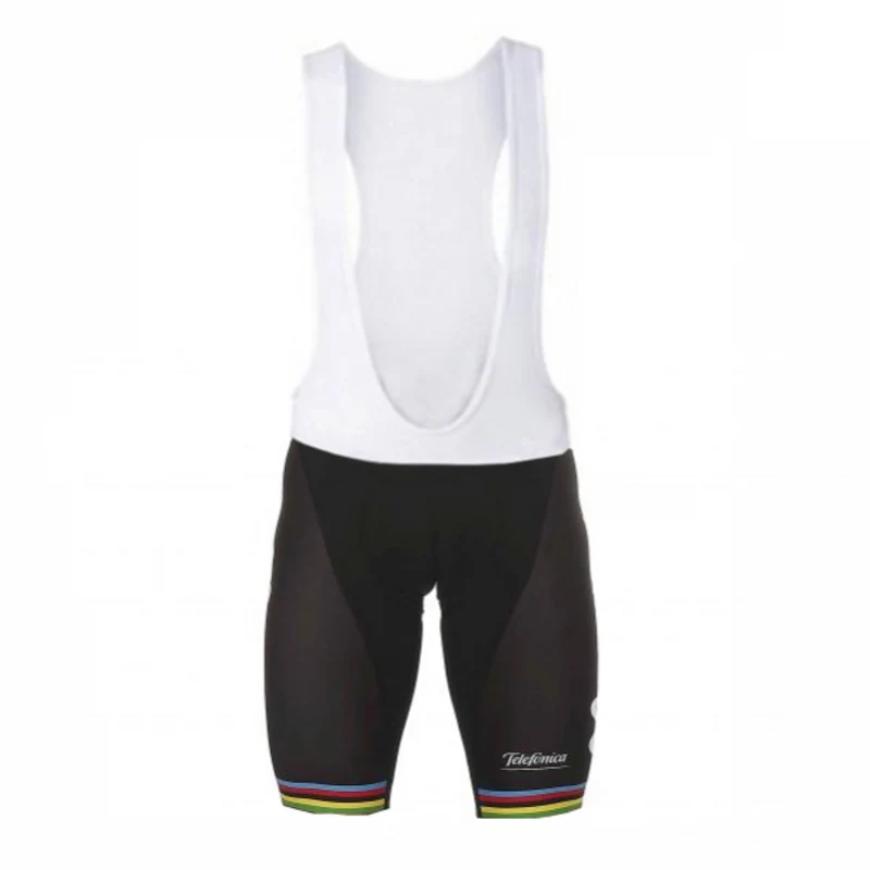 18 bib shorts Чемпион мира Alejandro Valverde Радуга Велоспорт Джерси наборы дышащая гоночная велосипедная одежда Ropa Ciclismo Майо гелевая накладка - Цвет: 18 bib shorts