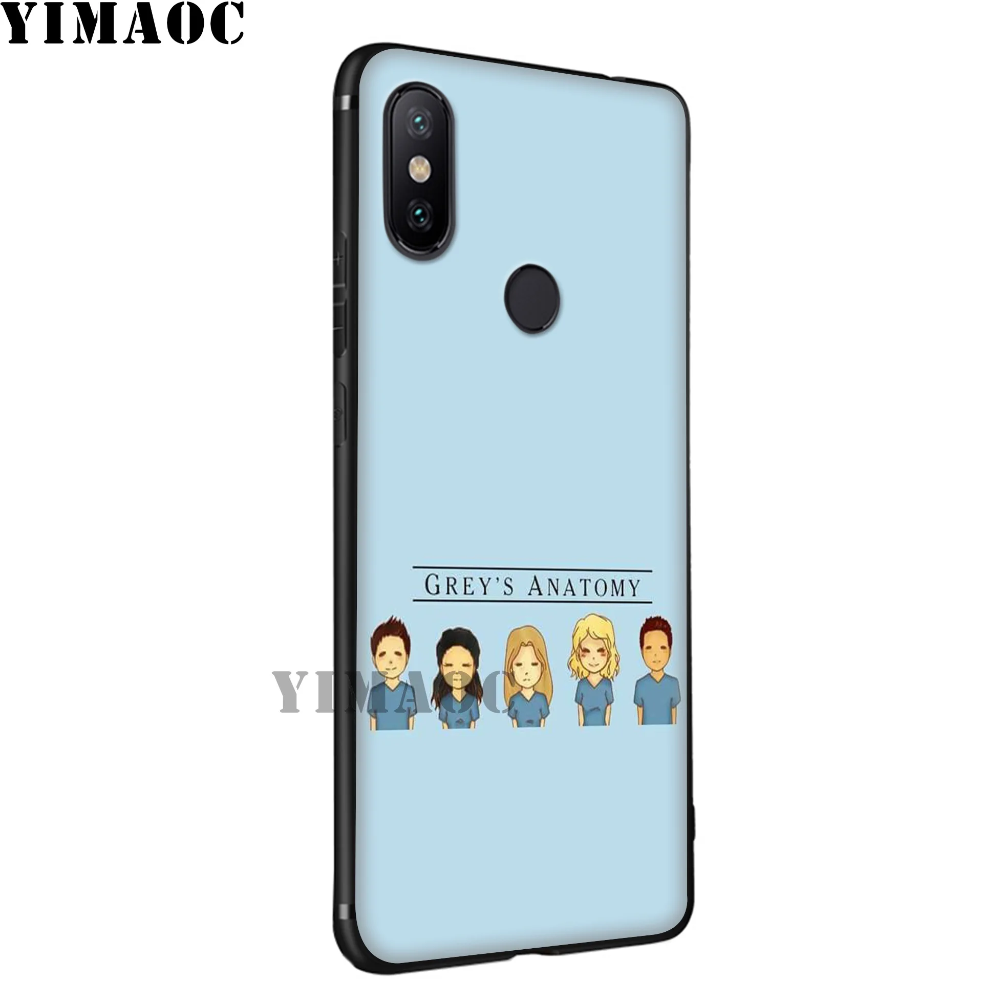 YIMAOC серый анатомический ТВ-шоу Мягкий силиконовый чехол для Xiaomi Redmi 7A Note 7 6 6A 5 4 4X 4A