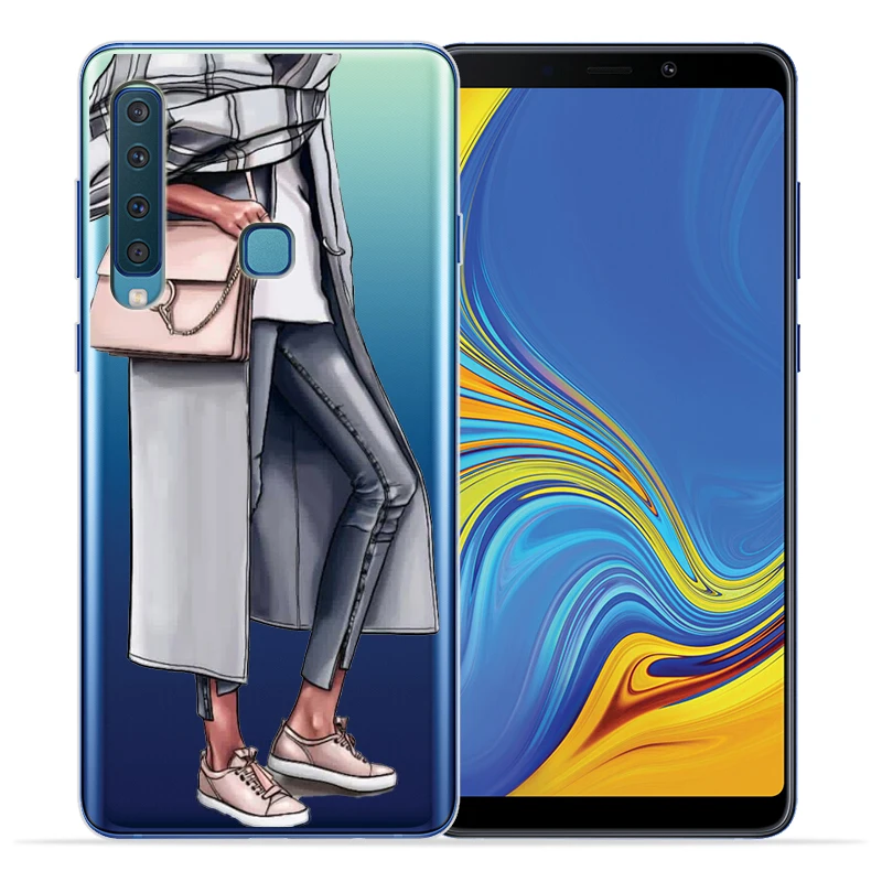 Модный прозрачный чехол для девочек Samsung Galaxy A50 A20 A30 A40 A10 A70 M10 M20 задняя крышка |