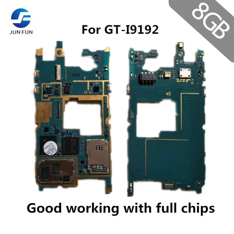 Б/у разблокированная материнская плата JUN FUN для Samsung Galaxy S4 mini i9192 Европейская