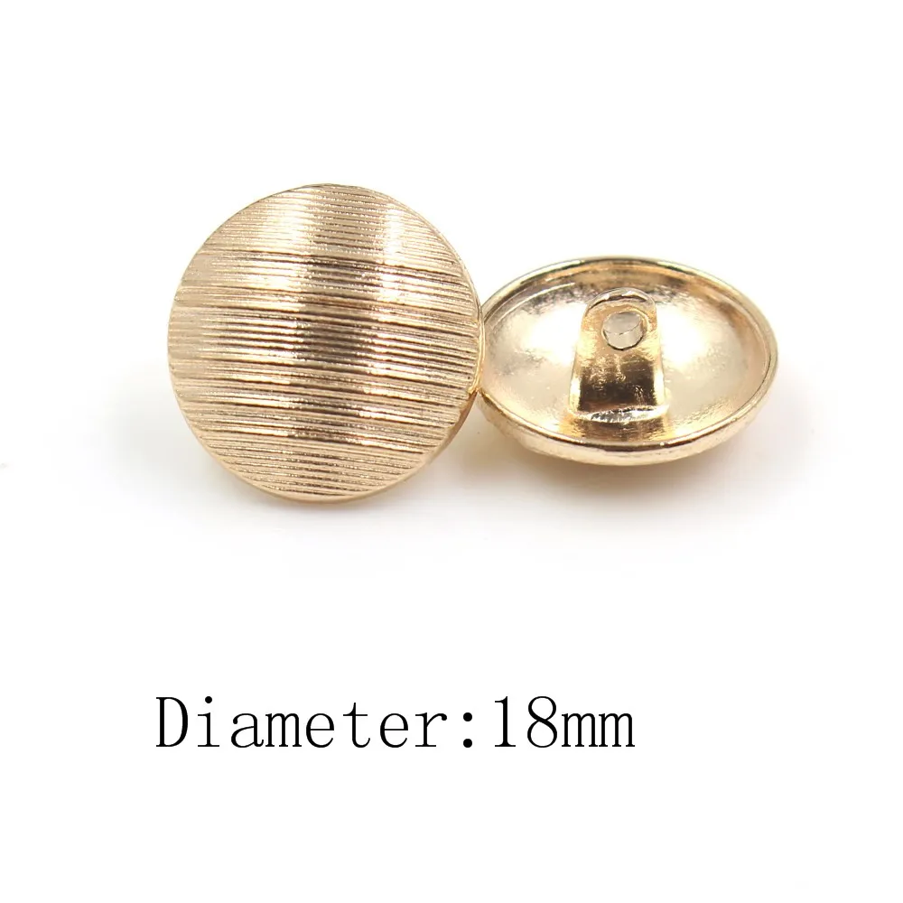 10 шт./лот металлические пуговицы в стиле ретро для одежды свитера пальто