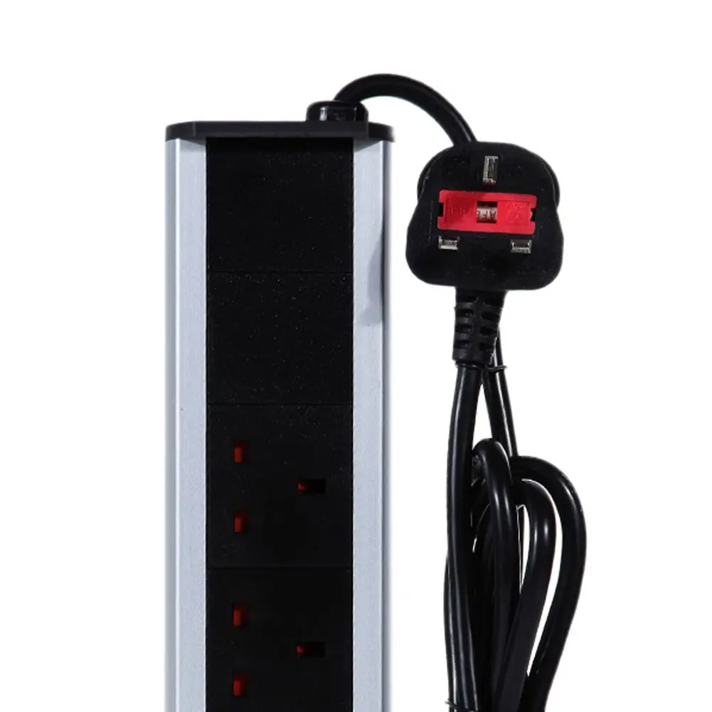 SHGO 220V 16A подтянуть электрические 3 Розетка с 2 портами (стандарт Кухня Стол розетки