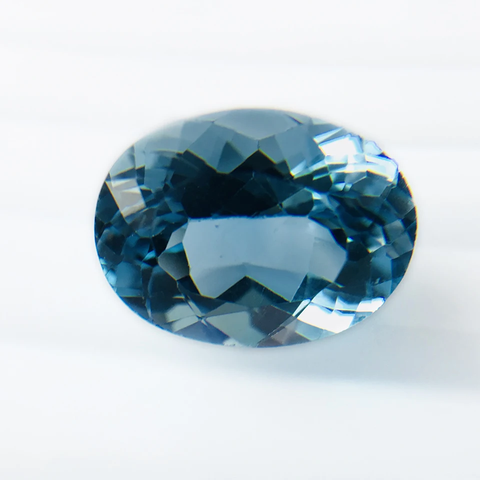 

Natural Topaz, Original Stone, Large Glass Body, Diamond Ring, Custom Jewelry