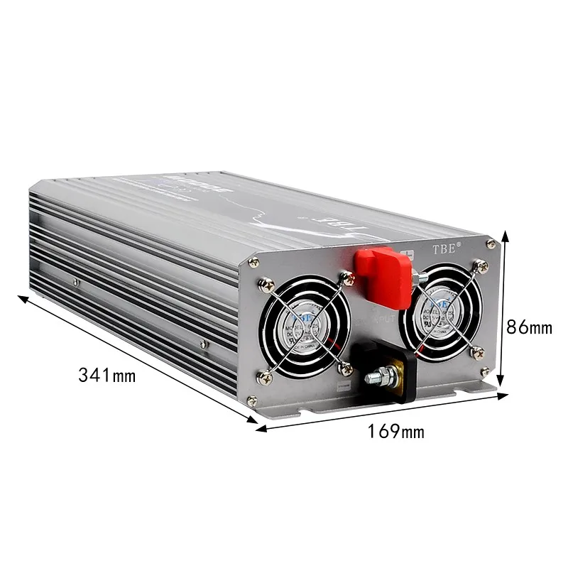 TBE 3000W USB DC12V/24V/48V дo AC 220 В немодулированная Синусоидальная волна инвертор