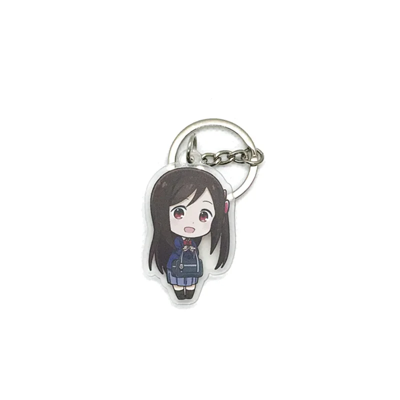 02 Аниме Hitori Bocchi no Marumaru Seikatsu Sunao Nako Hitori Bocchi Косплей акриловый брелок для связки ключей сумка кулон подарки - Цвет: 02