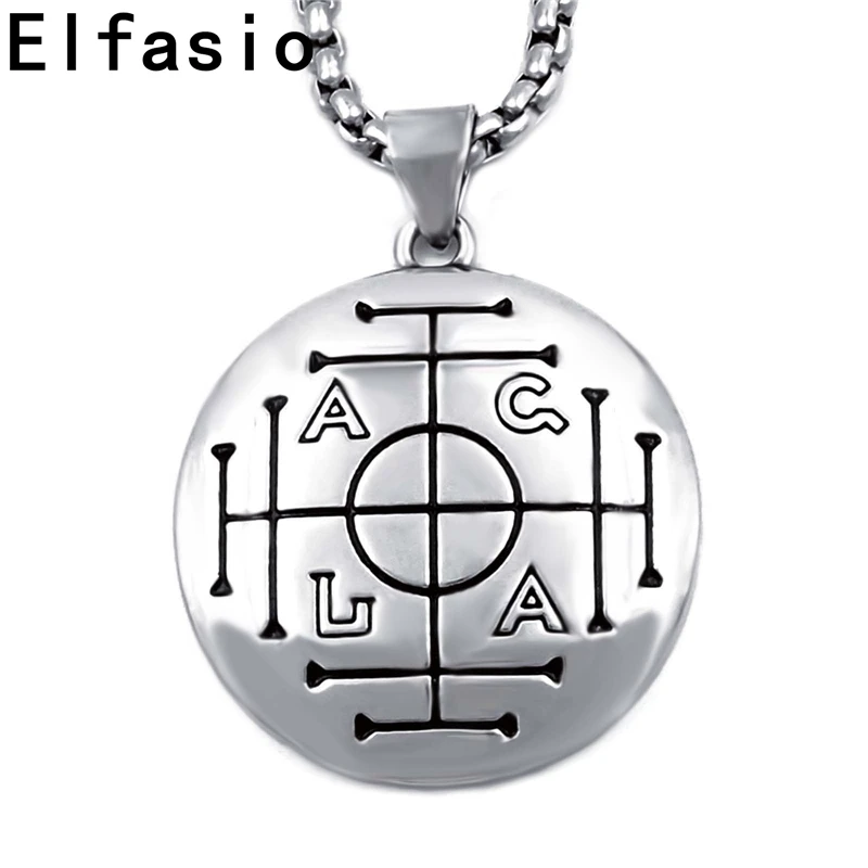 Мужской медальон с цепочкой из нержавеющей стали|pewter pendant|pendant menpendant with chain |