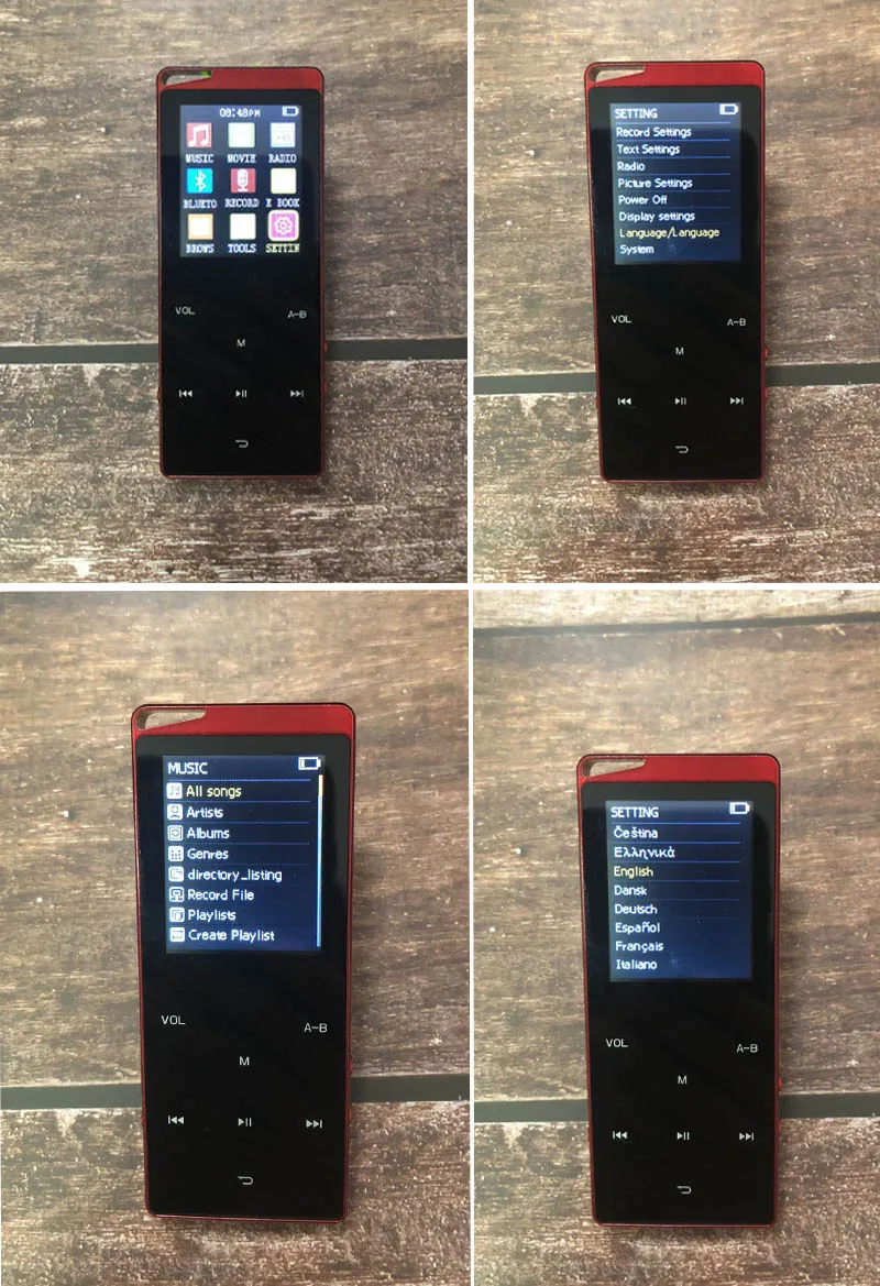 Популярный MP4 плеер с bluetooth mp3 mp4 музыкальный плеер Портативный walkman 2,4 дюймов сенсорные клавиши fm Радио Видео Hifi 16 Гб плеер
