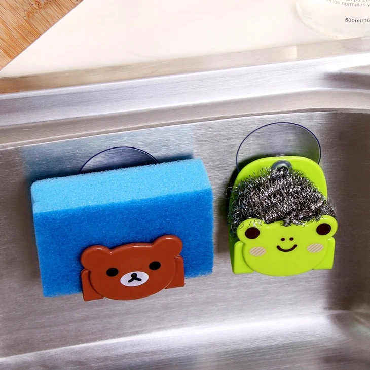 1 шт. мультяшная кошка медведь лягушка настенный ящик для хранения ванной