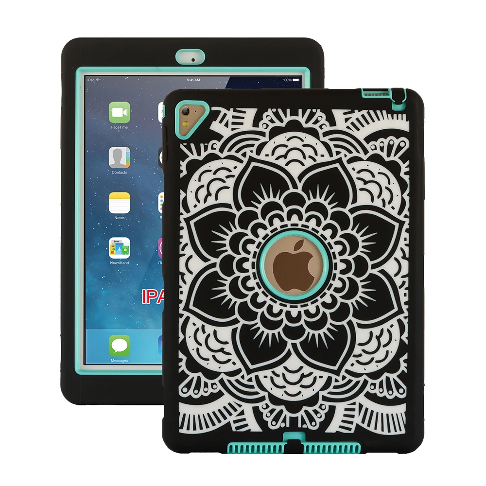 Чехлы с полной защитой для iPad воздуха 2 & Pro 9 7 дюймов Чехол ударопрочный