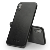 qialino genuine leather ultra thin phone case for iphone x 10 luxury kangaroo skin back cover for iphone x for 5 8 inches