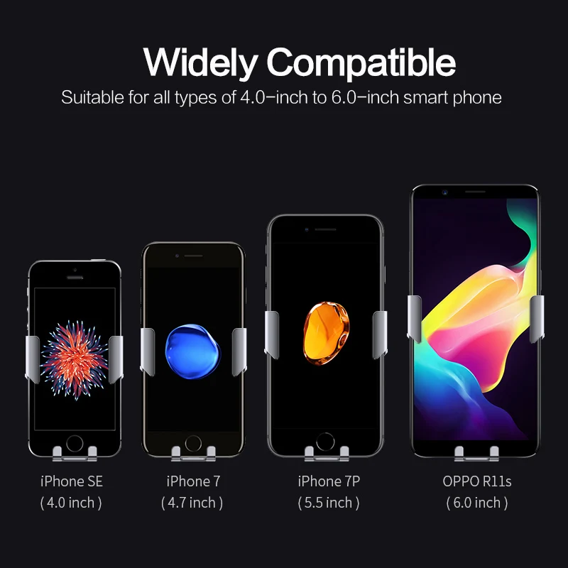 Автомобильный держатель для телефона SmartDevil iphone X 8 7 6 6s Plus универсальная подставка