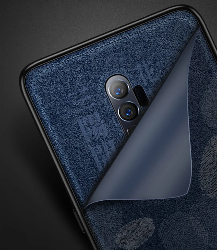 Тисненая кожа задняя крышка для OPPO Reno 10x Zoom OPPO Reno чехол специальный китайский стиль чехол для телефона s Aixuan