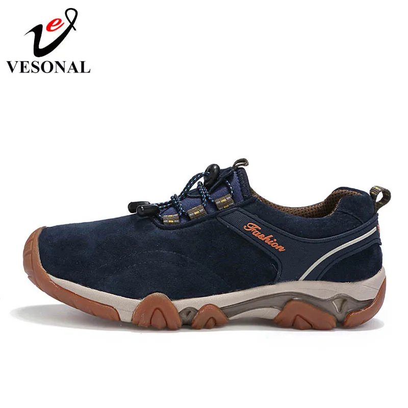 VESONAL 2018 New Spring Genuine Leather Sneakers Male Shoes For Men Adult Casual Comfortable Walking High Quality Footwear 1588 | Обувь