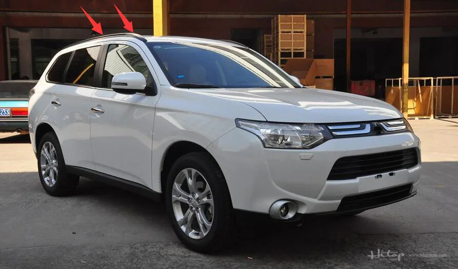 Горячий багажник на крышу/рейка на крышу/бар для Mitsubishi Outlander 2013-, крепление из алюминиевого сплава, с помощью винтов, бесплатное сверлильное отверстие, настоящая сильная