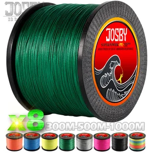 JOSBY 300 м 500 м 1000 м 8 нитей 10-78LB Новый PE плетеный рыболовный провод Multifilament очень прочный рыболовный линия ЯПОНИЯ разноцветный