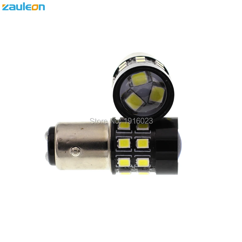 Zauleon 2 шт. S25 1157 P21/5 Вт BAY15D белый светодиод 704 люменов для ДХО резервная лампа