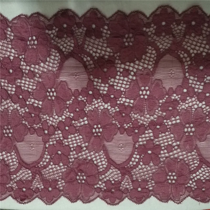 

Free shipping 10yards/lot Width 18cm 11colors presser Elastic Lace Fabric DIY Garment Accessories,Wedding Lace,Lace Material