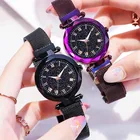 Новые модные часы женские Брендовые Часы с магнитным браслетом женские кварцевые часы relgio feminino
