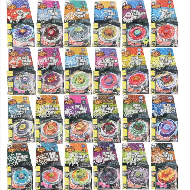 24 different style 24 шт. Быстрый Металл Fusion Spin Top игрушка прямая покупка Заводская поставка BB28 BB47 BB48 BB43 BB69 BB70 BB80 - Цвет: 24 different style