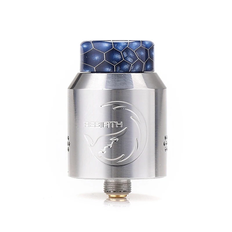Оригинал Hellvape Rebirth RDA бак 24 мм палуба 810 Cobra капельный наконечник одна катушка