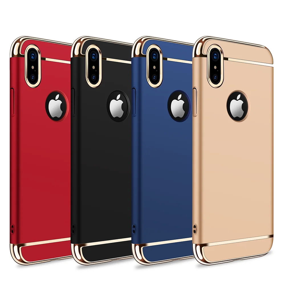 Original Joyroom for Iphone X Ultra Thin Plating Hard Phone Protective Case Matte back Mobile Cover iphone |