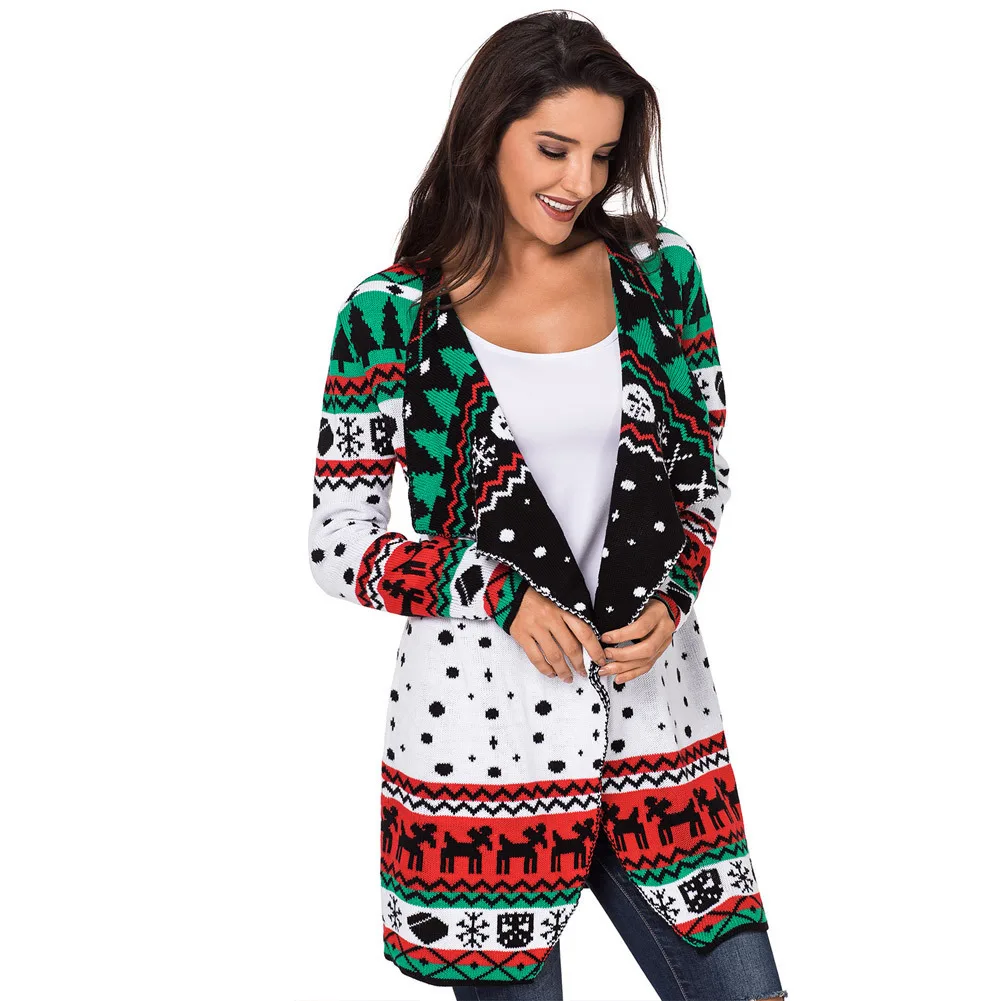 Рождественские деньги свободное пальто уникальный лацкан вид который пуговицы