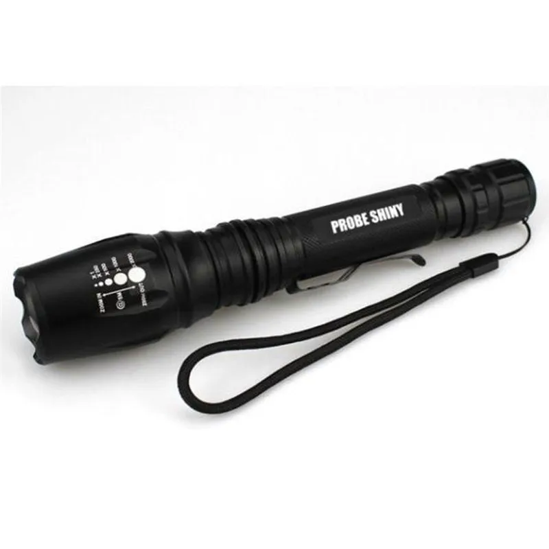 2018 X800 фонарик LED CREE XM L2 Тактический зум 2 батарея 18650 безопасность и выживание Z816| |