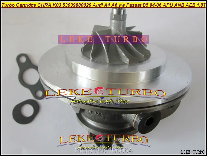 Турбокартридж CHRA Core K03 029 53039700029 53039880029 058145703N для AUDI A4 A6 VW Passat B5 1.8L 94 BFB APU ANB AEB 1 8 T|core