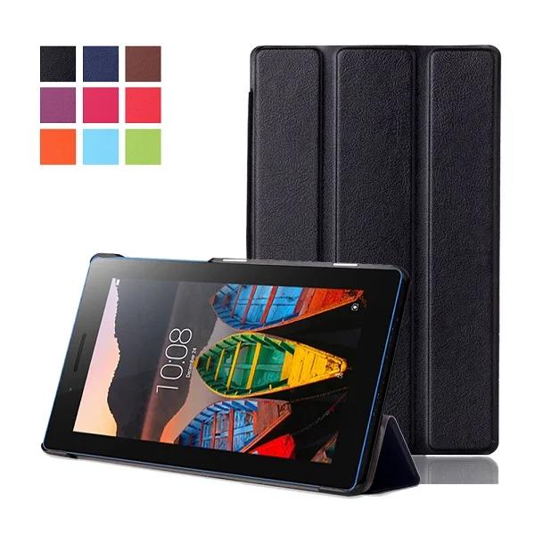 Роскошный чехол с магнитной подставкой из искусственной кожи для lenovo Tab 3 730F 730M 730X7