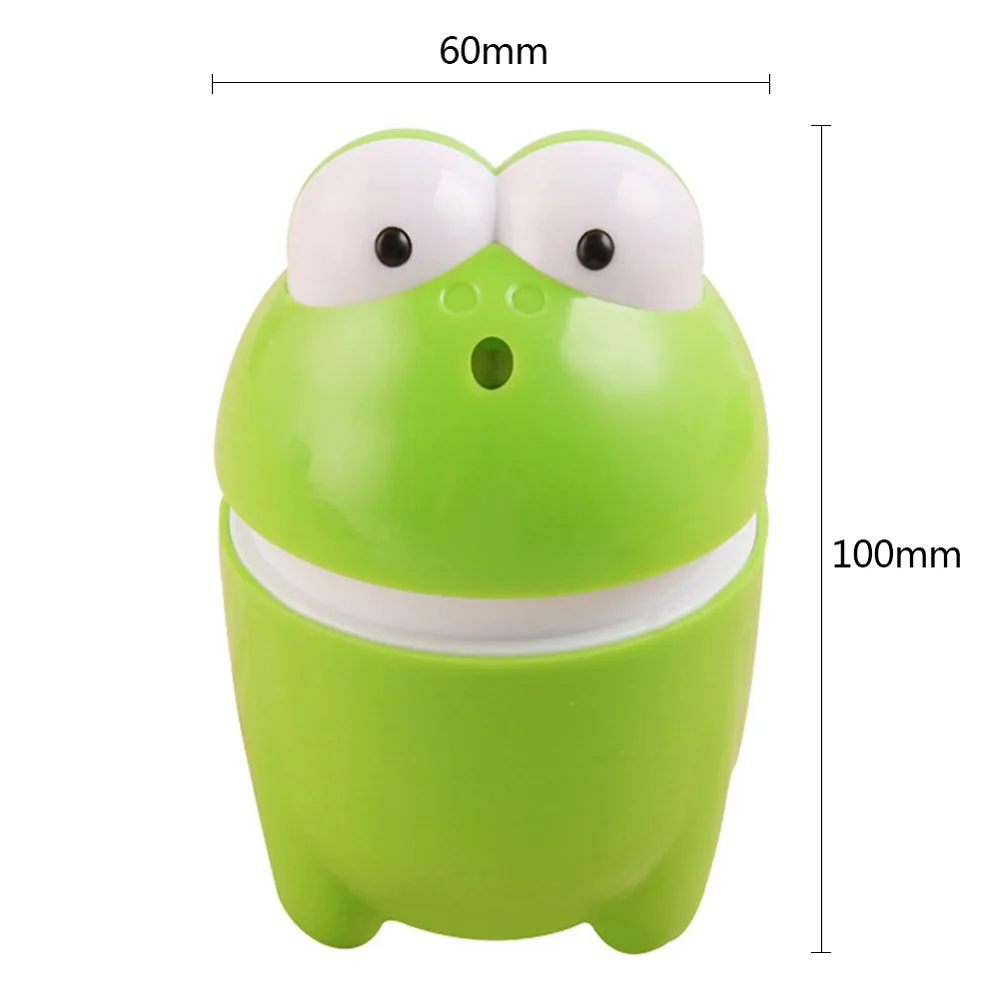 Frog Автоматическая Подставка Для Зубочисток Карманный контейнер Пшеничная солома мультфильм коала коробка для хранения зубочисток назад толчок открытый Диспенсер Для Зубочисток - Цвет: Frog