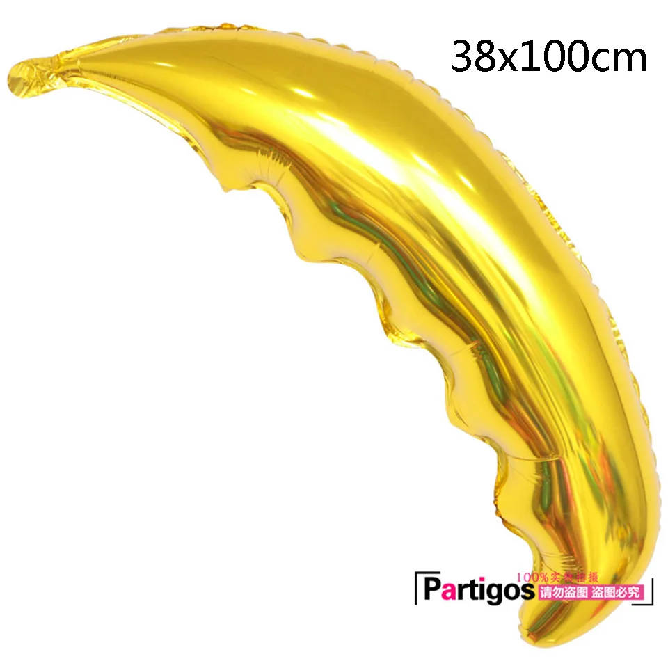 2pcs gold 15 шт./партия Гавайские летние праздничные Декоративные искусственные тропические Пальмовые Листья зеленый латекс конфетти воздушные шары для лета Декор ко дню рождения - Цвет: 2pcs gold
