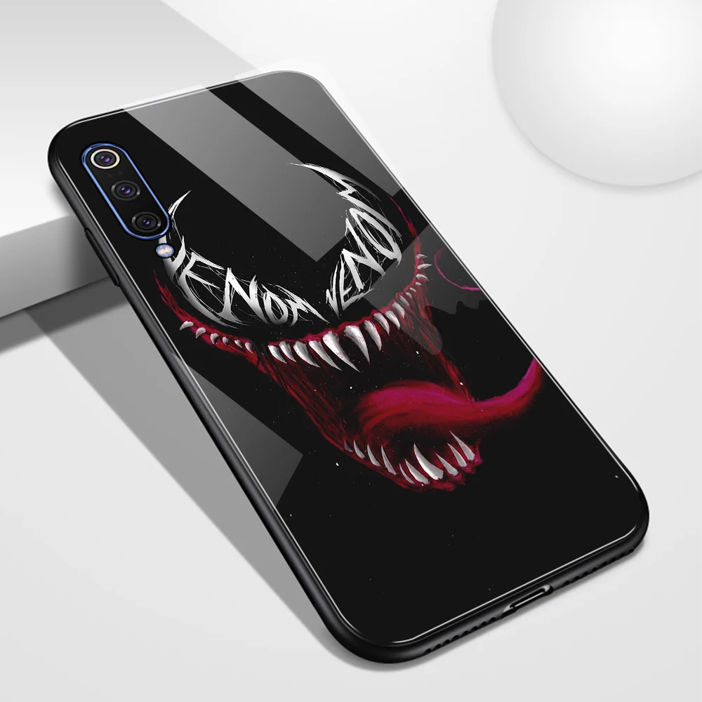 Чехол для Xiaomi 8 lite Задняя стеклянная крышка чехол Venom mi 8se explorer 9 9se mix 2 2s 3 CC9|Бамперы|