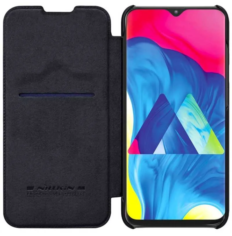 Для samsung Galaxy M20 чехол NILLKIN блестящий роскошный Флип кожаный чехол Роскошный тонкий чехол для samsung M20 Nilkin чехол для телефона