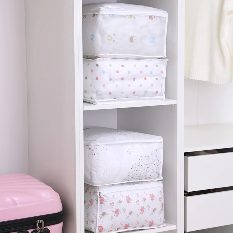 Foldable Storage Bags Household quilt moving clothes moisture-proof | Дом и сад
